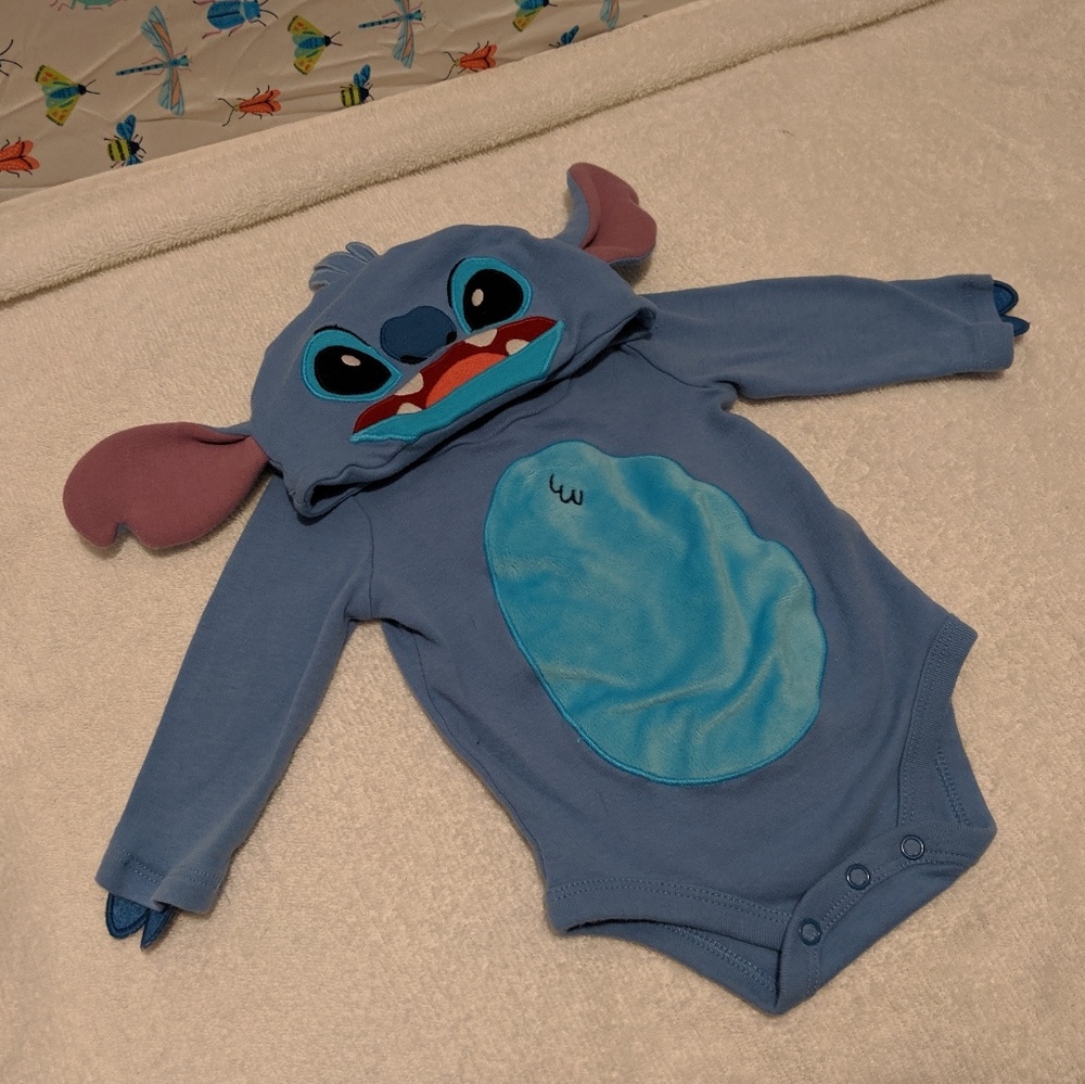 Disney Stitch 3-6m Onsie Costume